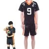Haikyū!! Tobio Kageyama Number 9 Volleyball Sports Cosplay Costumes
