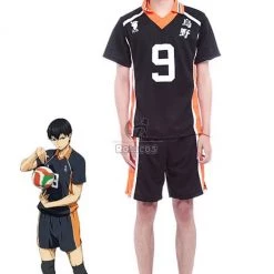 Haikyū!! Tobio Kageyama Number 9 Volleyball Sports Cosplay Costumes