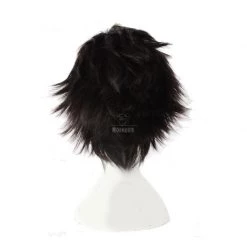 Haikyū!! Nishinoya Yuu Yellow Mixd Black Short Cosplay Wigs -Anime Costumes store online haiky nishinoya yuu yellow mixd black short cosplay wigs 3