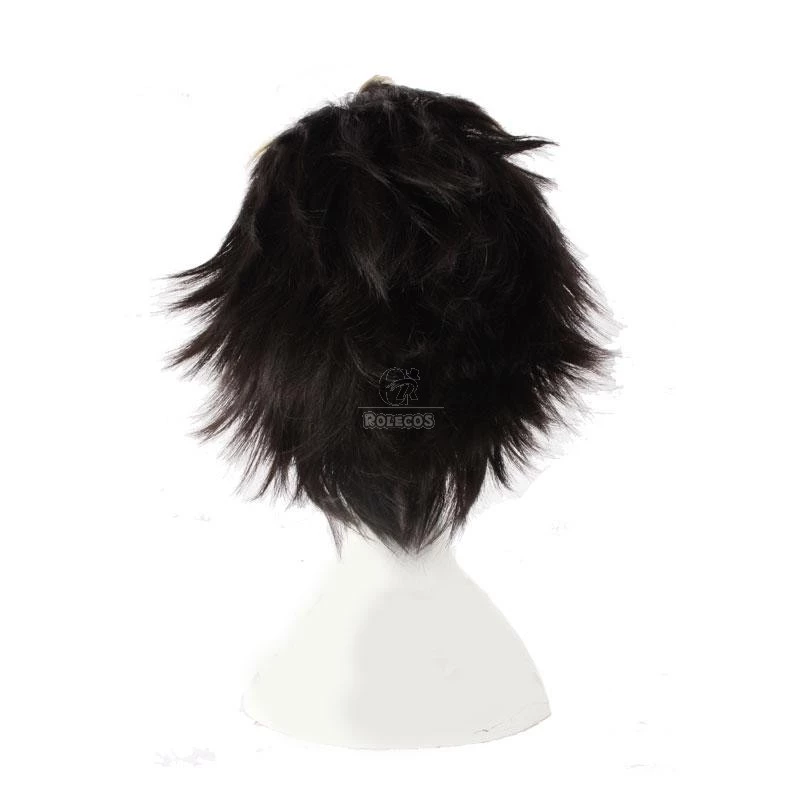 Haikyū!! Nishinoya Yuu Yellow Mixd Black Short Cosplay Wigs - Image 5