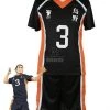 Haikyū!! Azumane Asahi Number 3 Volleyball Sports Cosplay Costumes