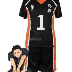 Haikyū!! Sawamura Daichi Number 1 Volleyball Sports Cosplay Costumes