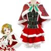 Love Live Koizumi Hanayo Christmas Dresses Cosplay Costumes