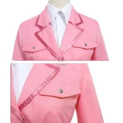 Hataraku Saibou Cells At Work Anime Saibou Eosinophils Pink Uniform Cosplay Costume -Anime Costumes store online hataraku saibou cells at work anime saibou eosinophils pink uniform cosplay costume 1