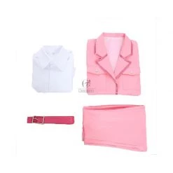 Hataraku Saibou Cells At Work Anime Saibou Eosinophils Pink Uniform Cosplay Costume -Anime Costumes store online hataraku saibou cells at work anime saibou eosinophils pink uniform cosplay costume 2