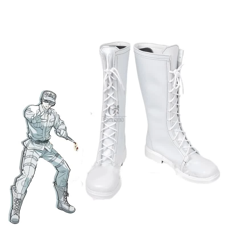 Hataraku Saibou Cells At Work White Blood Cell U-1146 Cosplay Shoes