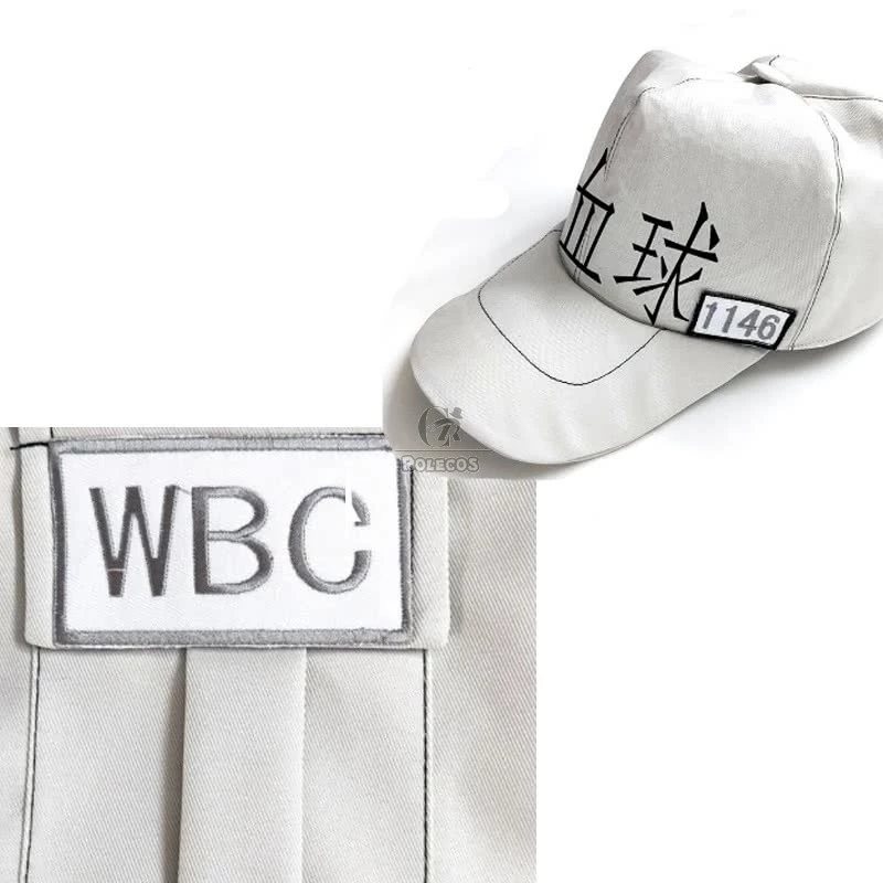 Hataraku Saibou Cells At Work White Blood Cell U-1146 Uniform Cosplay Costume - Image 6