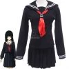 Anime Hell Girl Jigoku Shoujo Enma Ai Sailor Uniform Cosplay Costumes