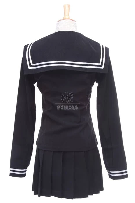 Anime Hell Girl Jigoku Shoujo Enma Ai Sailor Uniform Cosplay Costumes 4 Anime Hell Girl Jigoku Shoujo Enma Ai Sailor Uniform Cosplay Costumes - Image 4
