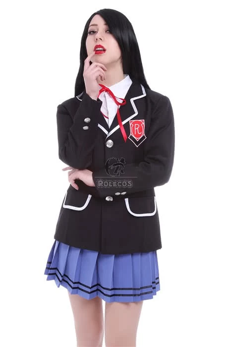 Date A Live Tokisaki Kurumi School Uniform Cosplay Costume 1 Date A Live Tokisaki Kurumi School Uniform Cosplay Costume