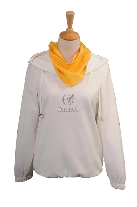 Durarara Kida Masaomi Cosplay Costume White Hoodie Customized 1 Durarara Kida Masaomi Cosplay Costume White Hoodie Customized