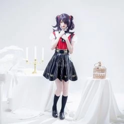 NEEDY GIRL OVERDOSE Ame-chan Cosplay Costume -Anime Costumes store online hololive needy girl overdose ame chan cosplay costume001