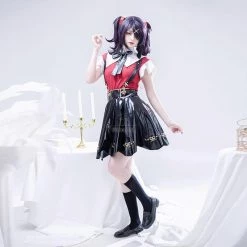 NEEDY GIRL OVERDOSE Ame-chan Cosplay Costume -Anime Costumes store online hololive needy girl overdose ame chan cosplay costume002