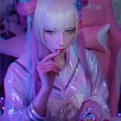 NEEDY GIRL OVERDOSE KAngel Cosplay Costume -Anime Costumes store online hololive needy girl overdose kangel cosplay 011