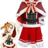 Love Live Kousaka Honoka Christmas Dresses Cosplay Costumes
