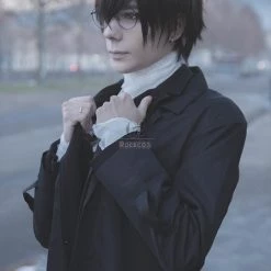 Bungo Stray Dogs Osamu Dazai Brown Synthetic Anime Cosplay Wigs -Anime Costumes store online hte
