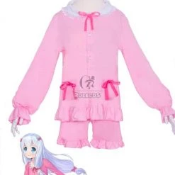 Eromanga Sensei Izumi Sagiri Pink Cosplay Costume Pajamas
