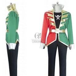 Kaizoku Sentai Gokaiger Red and green Cosplay Costume