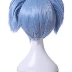 Assassination Classroom Shiota Nagisa Blue Fade White Wig -Anime Costumes store online jf 0049 pcm 4 assassination classroom shiota nagisa blue fade white wig