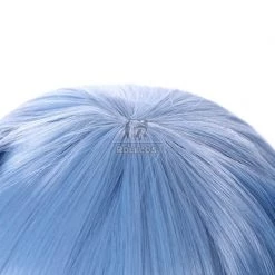 Assassination Classroom Shiota Nagisa Blue Fade White Wig -Anime Costumes store online jf 0049 pcm 5 assassination classroom shiota nagisa blue fade white wig