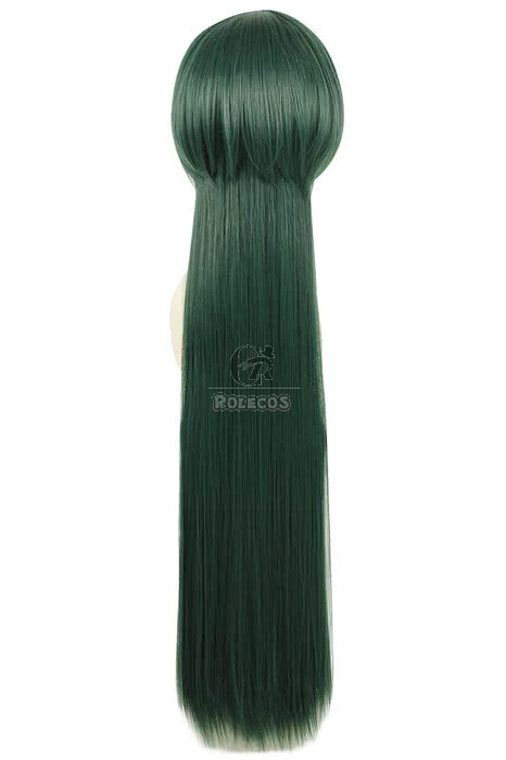 100CM Long Green Cosplay Wig Straight Hair Hitman Reborn Yuni 7 100CM Long Green Cosplay Wig Straight Hair Hitman Reborn Yuni - Image 7