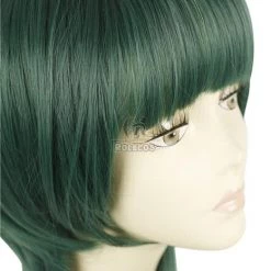 100CM Long Green Cosplay Wig Straight Hair Hitman Reborn Yuni 12 100CM Long Green Cosplay Wig Straight Hair Hitman Reborn Yuni -Anime Costumes store online jf 0057 gnm 6 1