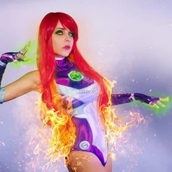 Re:Creators Selesia Upitiria Long Orange Cosplay Wigs -Anime Costumes store online jf332 6