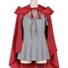 ZONE-00 Ruiko Cosplay Costume With Cool Red Cloak