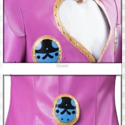 Giorno Giovanna Pink Full Set Cosplay Costume -Anime Costumes store online jojo no kimyou na bouken ougon no kaze giorno giovanna pink full set cosplay costume 3