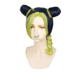 Jolyne Cujoh Blue Green Cosplay Wigs -Anime Costumes store online jojo s bizarre adventure jolyne cujoh blue green cosplay wigs 2
