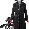 Persona 5 Joker Black Suit Game Cosplay Costumes