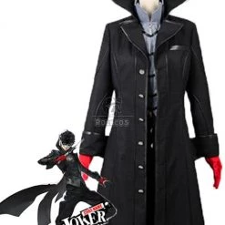 Persona 5 Joker Black Suit Game Cosplay Costumes