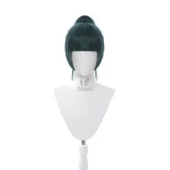 Jujutsu Kaisen Sorcery Fight Zenin Maki Green Ponytail Cosplay Wigs -Anime Costumes store online jujutsu kaisen sorcery fight zenin maki green ponytail cosplay wigs 5