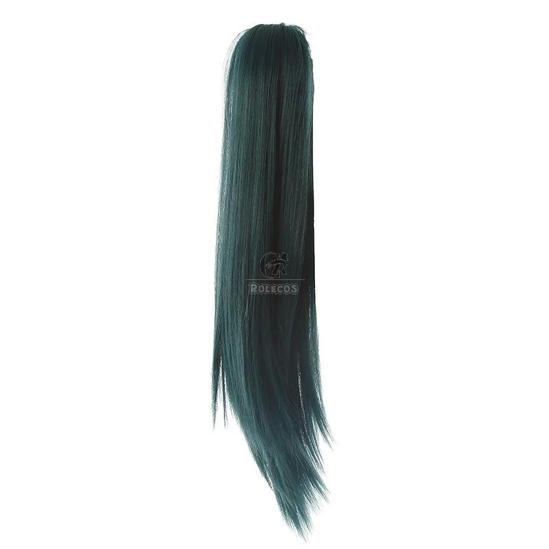 Jujutsu Kaisen Sorcery Fight Zenin Maki Green Ponytail Cosplay Wigs - Image 8