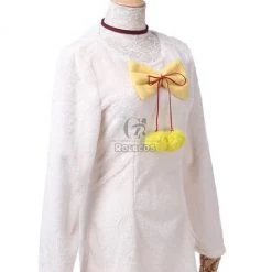 K Project Neko V Neck Wool Plush Sweater Dress Cosplay Costume 9 K Project Neko V Neck Wool Plush Sweater Dress Cosplay Costume -Anime Costumes store online k project neko dress cosplay costume 1