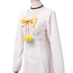 K Project Neko V Neck Wool Plush Sweater Dress Cosplay Costume 10 K Project Neko V Neck Wool Plush Sweater Dress Cosplay Costume -Anime Costumes store online k project neko dress cosplay costume 2