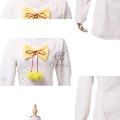 K Project Neko V Neck Wool Plush Sweater Dress Cosplay Costume 13 K Project Neko V Neck Wool Plush Sweater Dress Cosplay Costume -Anime Costumes store online k project neko dress cosplay costume 6
