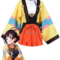 Kabaneri of the Iron Fortress Mumei Anime Cosplay Costumes Kimonos