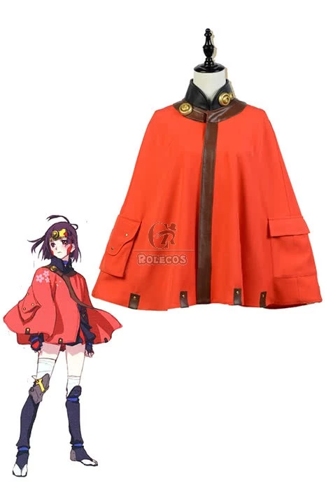 Kabaneri Of The Iron Fortress Mumei Cosplay Costumes Short Cloaks 1 Kabaneri Of The Iron Fortress Mumei Cosplay Costumes Short Cloaks