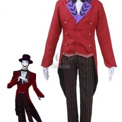 Kagetane Hiruko Costume Black Cosplay Bullet Outfit Coat Hat Cosplay Costume