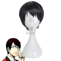 Kakegurui Kaede Manyuda Short Black Men Cosplay Wigs