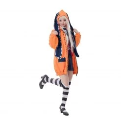 【Ready To Ship】Kakegurui Yomozuki Runa Coat Anime Cosplay Costumes -Anime Costumes store online kakegurui runa uniform outfits cosplay costume1 1 1