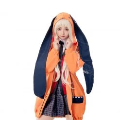 【Ready To Ship】Kakegurui Yomozuki Runa Coat Anime Cosplay Costumes -Anime Costumes store online kakegurui runa uniform outfits cosplay costume1 2 1