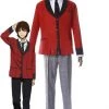 Kakegurui Ryouta Suzui Red Uniform Cosplay Costumes