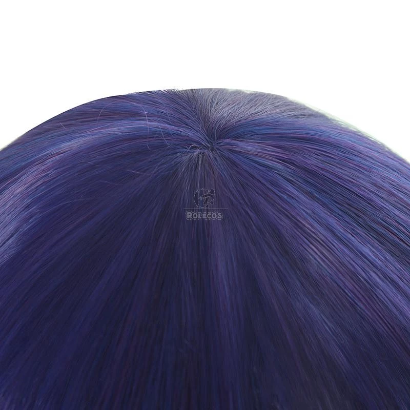 Kakegurui Sayaka Igarashi Purple Mixed Blue Long Straight Cosplay Wigs 7 Kakegurui Sayaka Igarashi Purple Mixed Blue Long Straight Cosplay Wigs - Image 7
