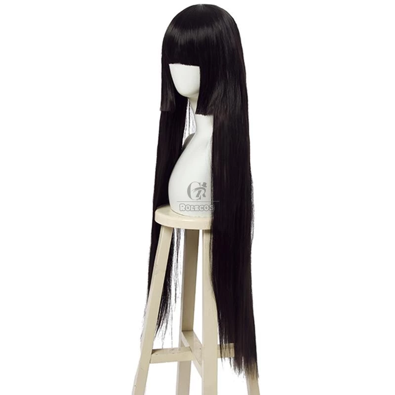 Kakegurui Yumeko Jabami Black Long Cosplay Wigs 6 Kakegurui Yumeko Jabami Black Long Cosplay Wigs - Image 6