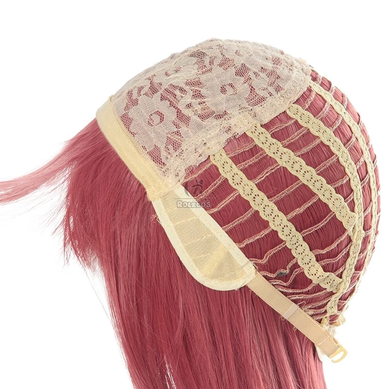 Kakegurui Yumemite Yumemi 100cm Long Pink Straight Cosplay Wigs - Image 12