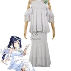 Love Live Sunshine Angel Aqours Unawaken Kanan Matsuura White Dress Anime Cosplay Costumes