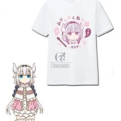 Miss Kobayashi's Dragon Maid Kanna Kobayashi T-shirt Anime Cosplay Costumes