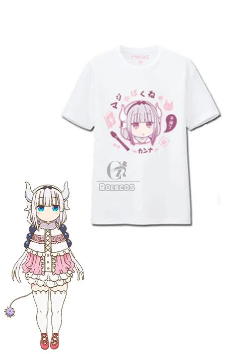 Miss Kobayashi's Dragon Maid Kanna Kobayashi T-shirt Anime Cosplay Costumes 1 Miss Kobayashi's Dragon Maid Kanna Kobayashi T-shirt Anime Cosplay Costumes